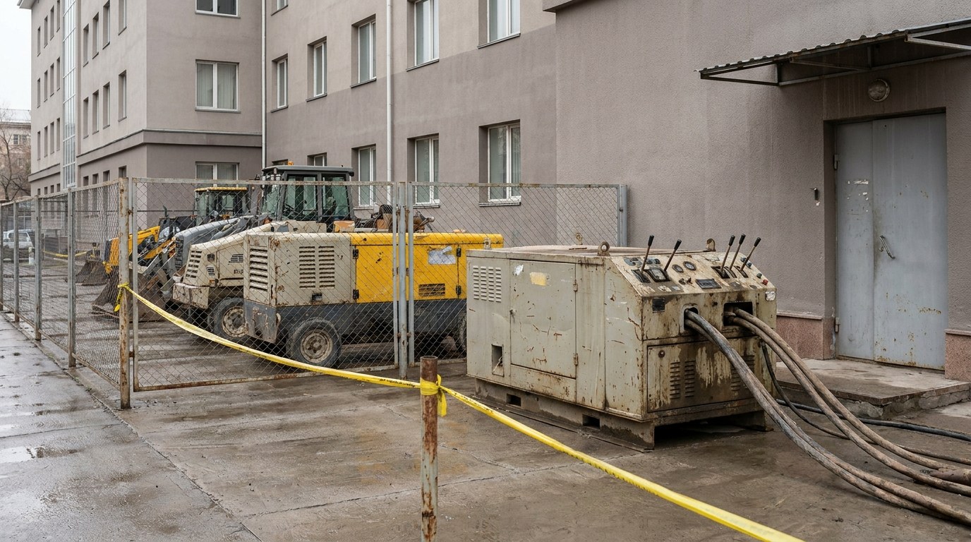 офис и двор в Казахстане